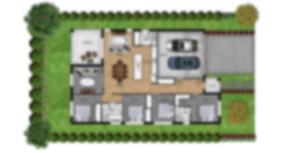 2 BHK Floor Plan